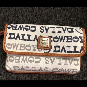 Dooney & Bourke Dallas Cowboys Clutch NWOT
